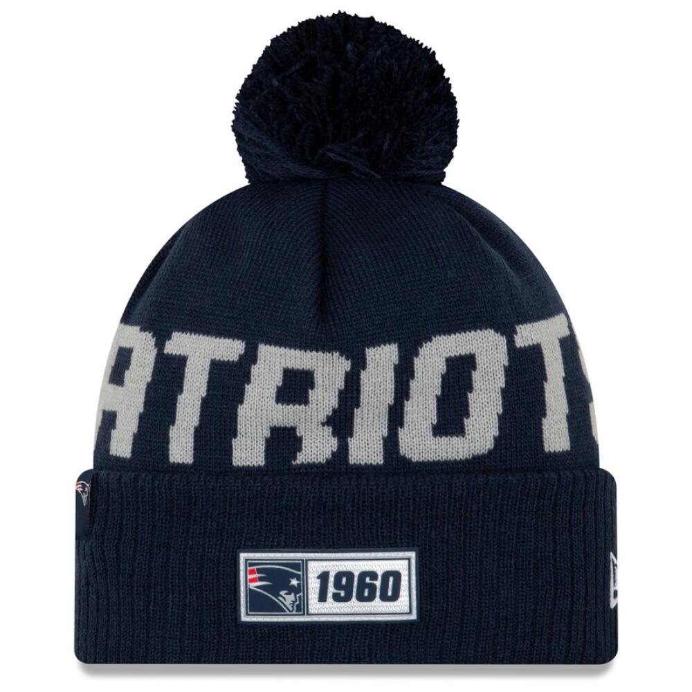Beanie New Era New England Patriots con Pompon 2/3