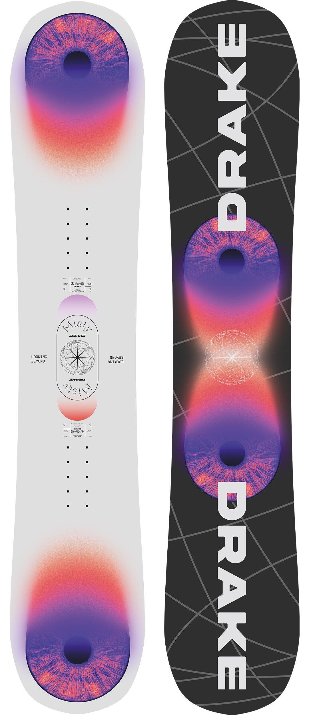 Deska snowboardowa DRAKE Misty, 147 cm 1/3
