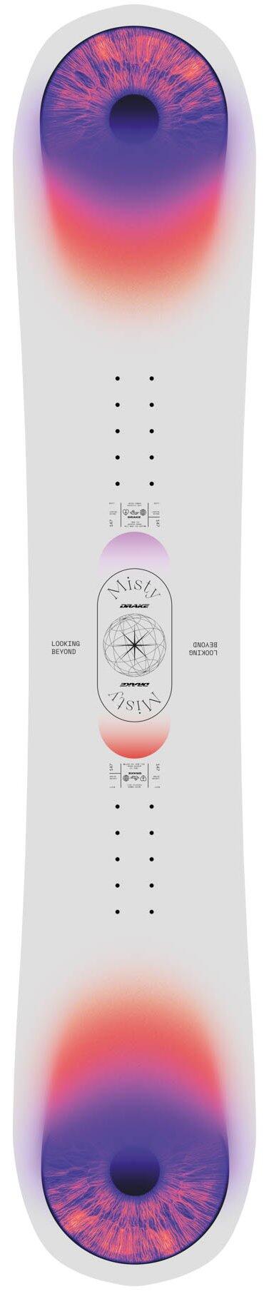 Deska snowboardowa DRAKE Misty, 147 cm 2/3