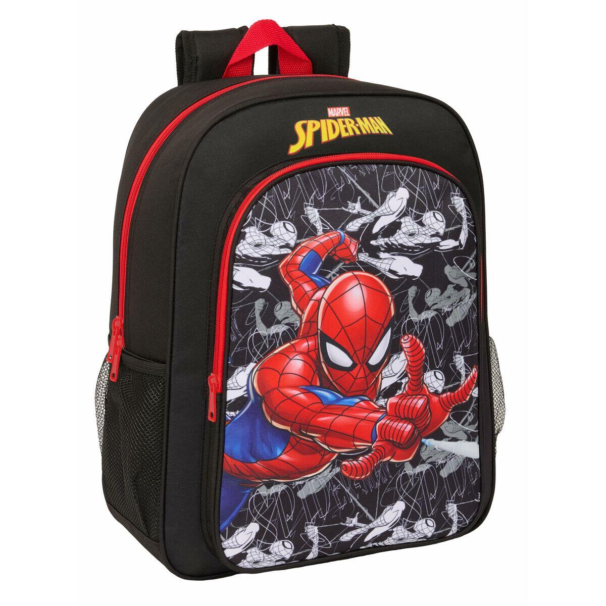 Cartable SPIDERMAN Rouge 3/4