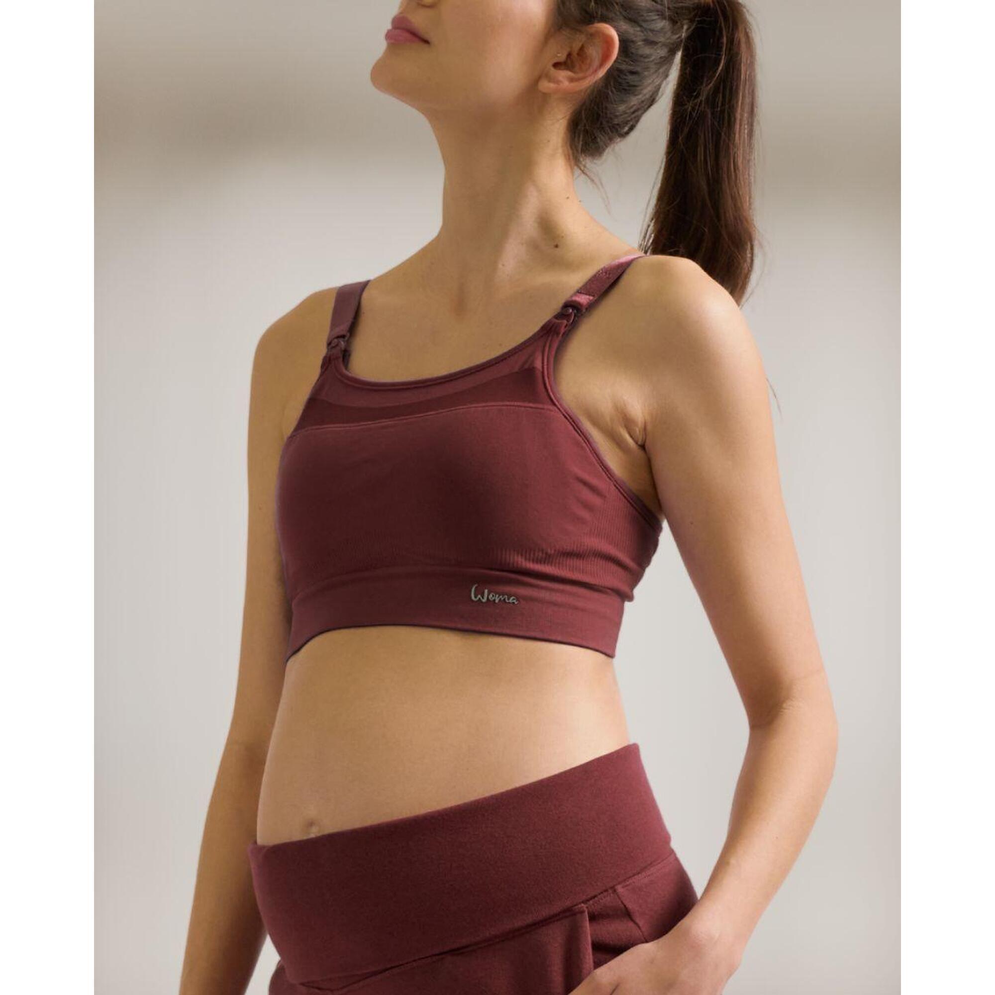 Cache Coeur - Brassière De Sport De Grossesse Et D'Allaitement Woma - Brassière - Violet - 44 L - Decathlon