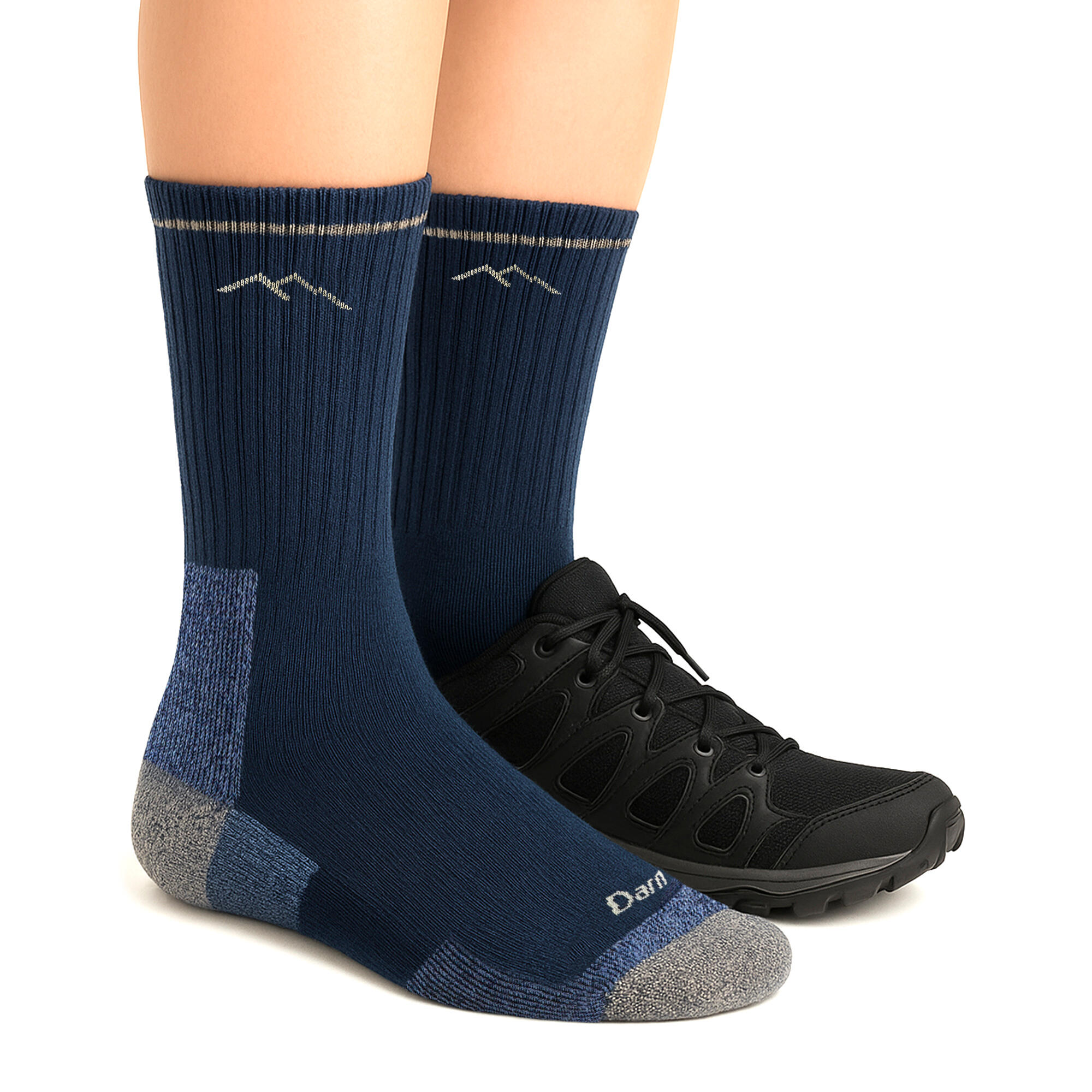 Darn Tough Chaussettes Femme Bottes Mi-Épaisses Randonnée Mérinos Sans Couture 2/5