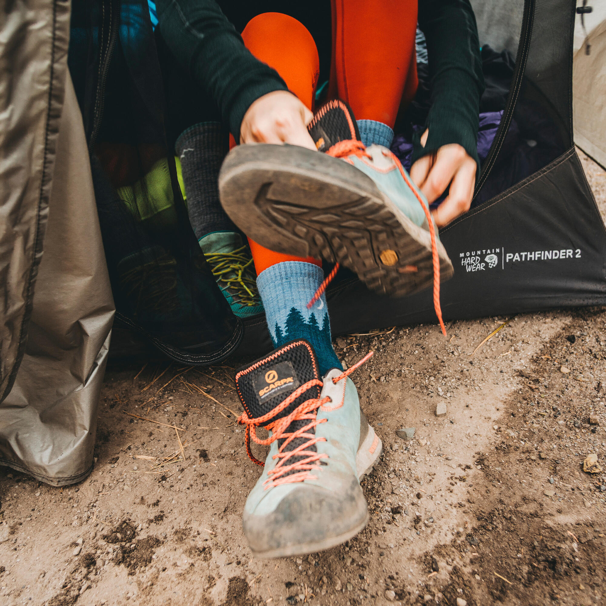 Darn Tough - Dames Micro Crew Midweight Hiking Merinowol Naadloze Sokken 4/6