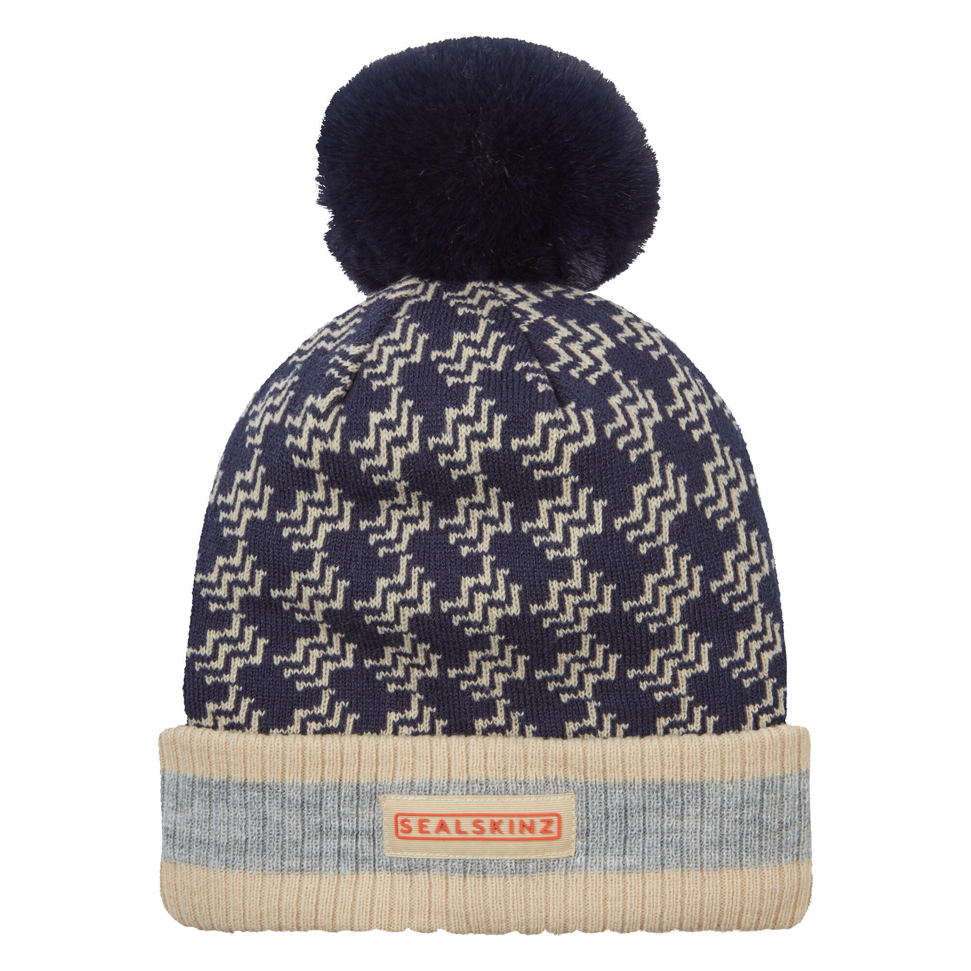 Waterproof Bobble Hat with Knitted Mitten For Men and Women 2/4