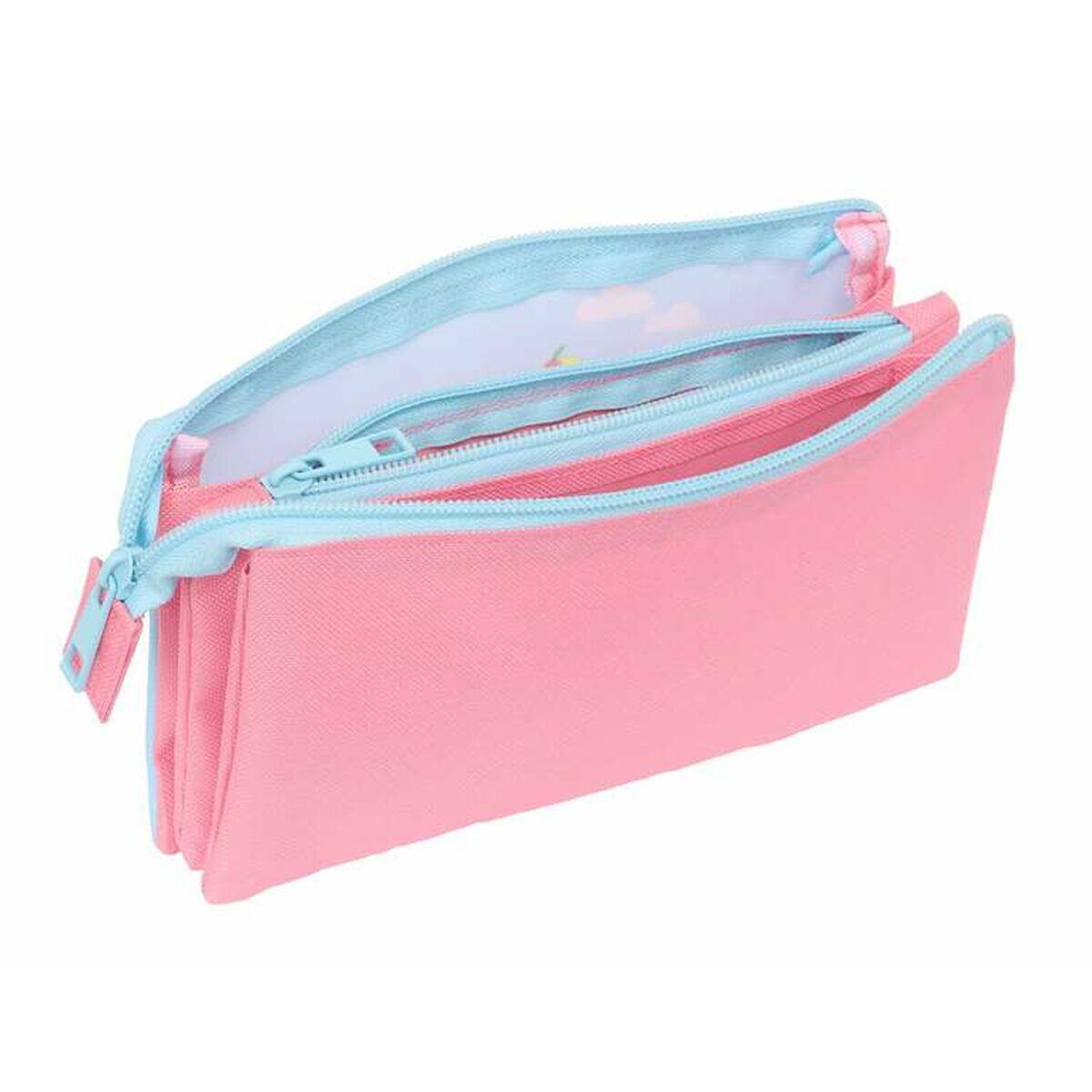 Portatodo Triple PEPPA PIG Azul 3/3