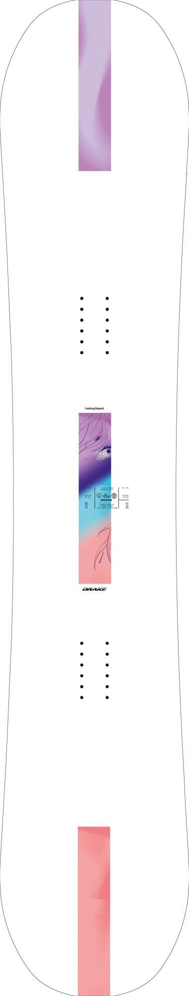 Deska snowboardowa DRAKE DFL Pro, 142 cm 2/3