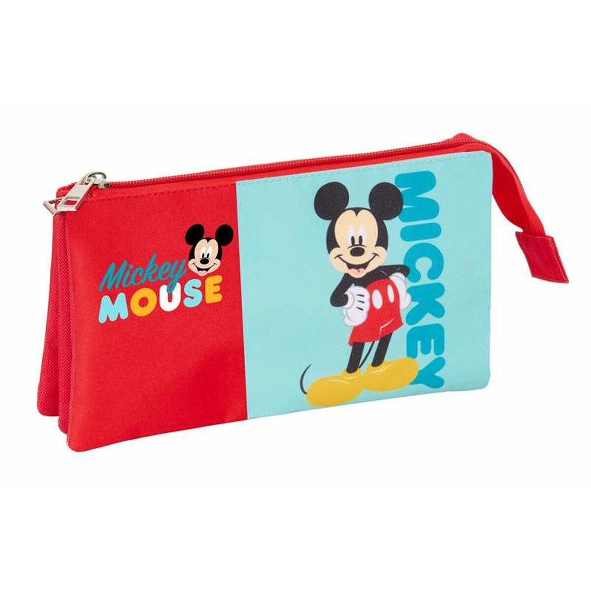 Trousse Fourre-Tout Triple DISNEY Bleu 1/5
