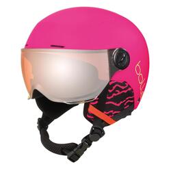 Casque de ski QUIZ VISOR Black Blue Matte - Orange Gun Cat 2