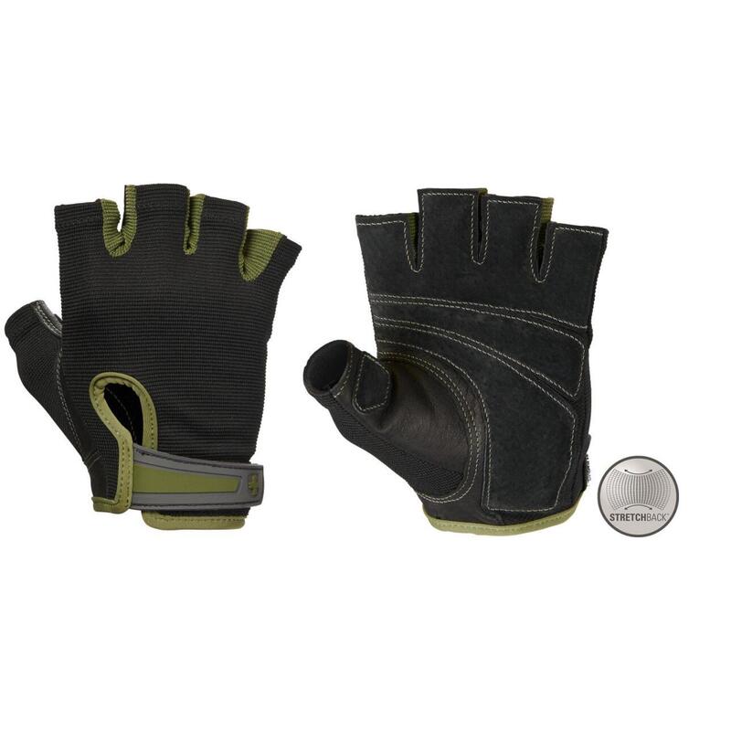Harbinger Men's Power StretchBack Fitness Handschoenen - Groen - L