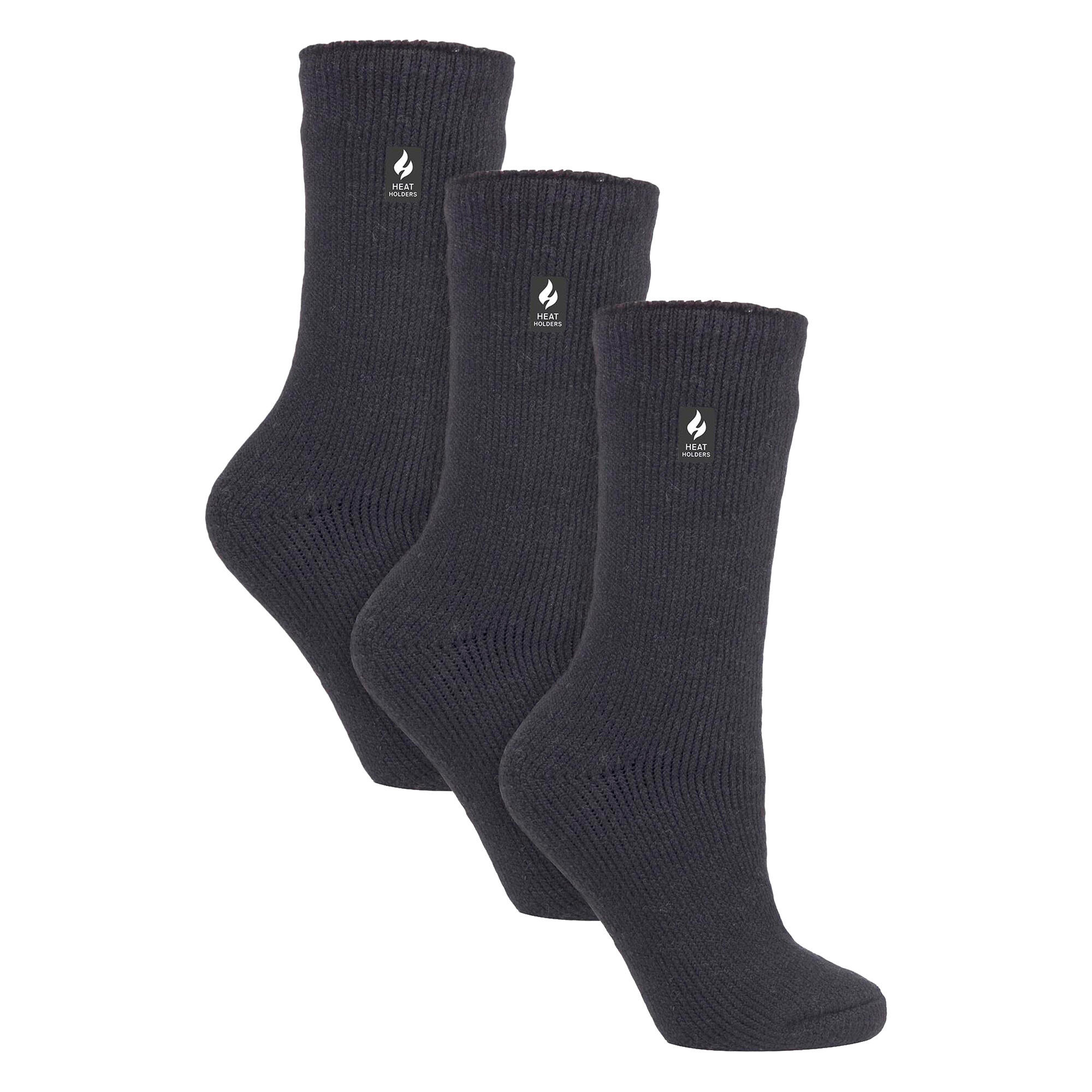 HEAT HOLDERS 3 Pairs Ladies Original Thick Winter Thermal Socks