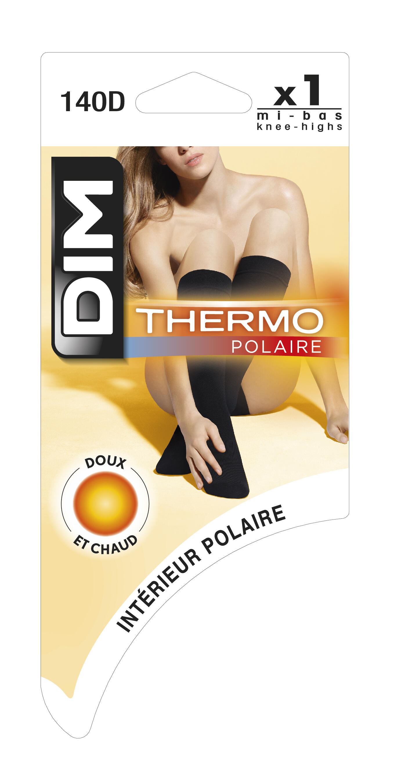 Mi-Bas Femme Ultra-Opaques 140D Thermo Polaire 3/3