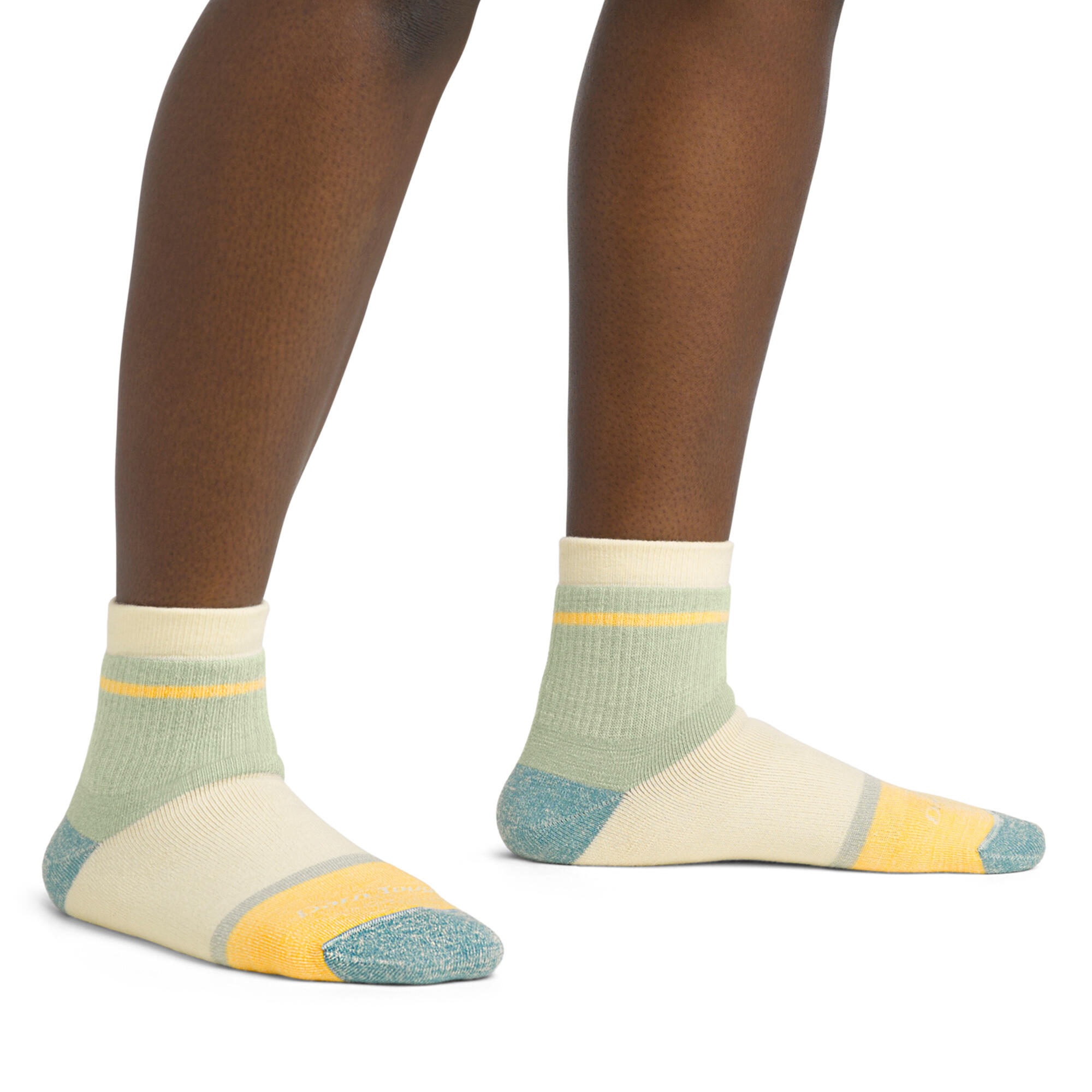 Darn Tough Chaussettes Femme Laine Mérinos Cheville Épaisses et Colorées 2/5