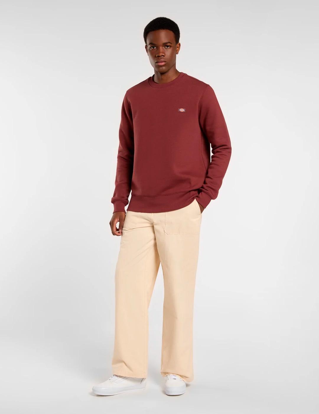 Dickies Oakport Herren Bordeaux Sweatshirt 3/7