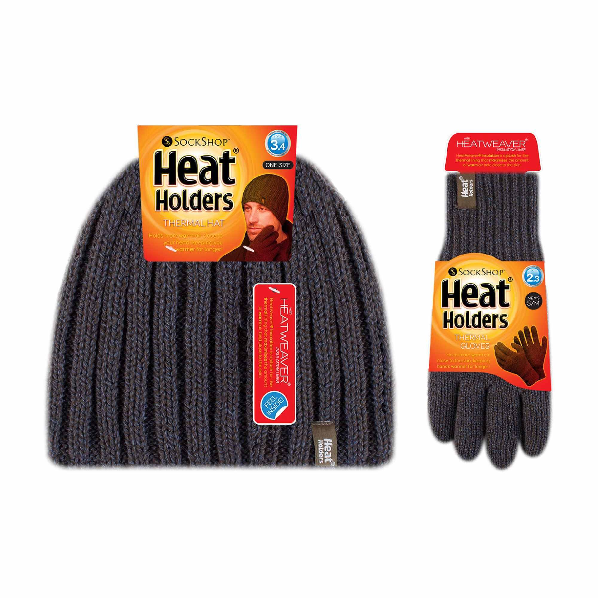 Heat Holders - Set berretto e guanti accessori caldi per l'inverno. 2/5