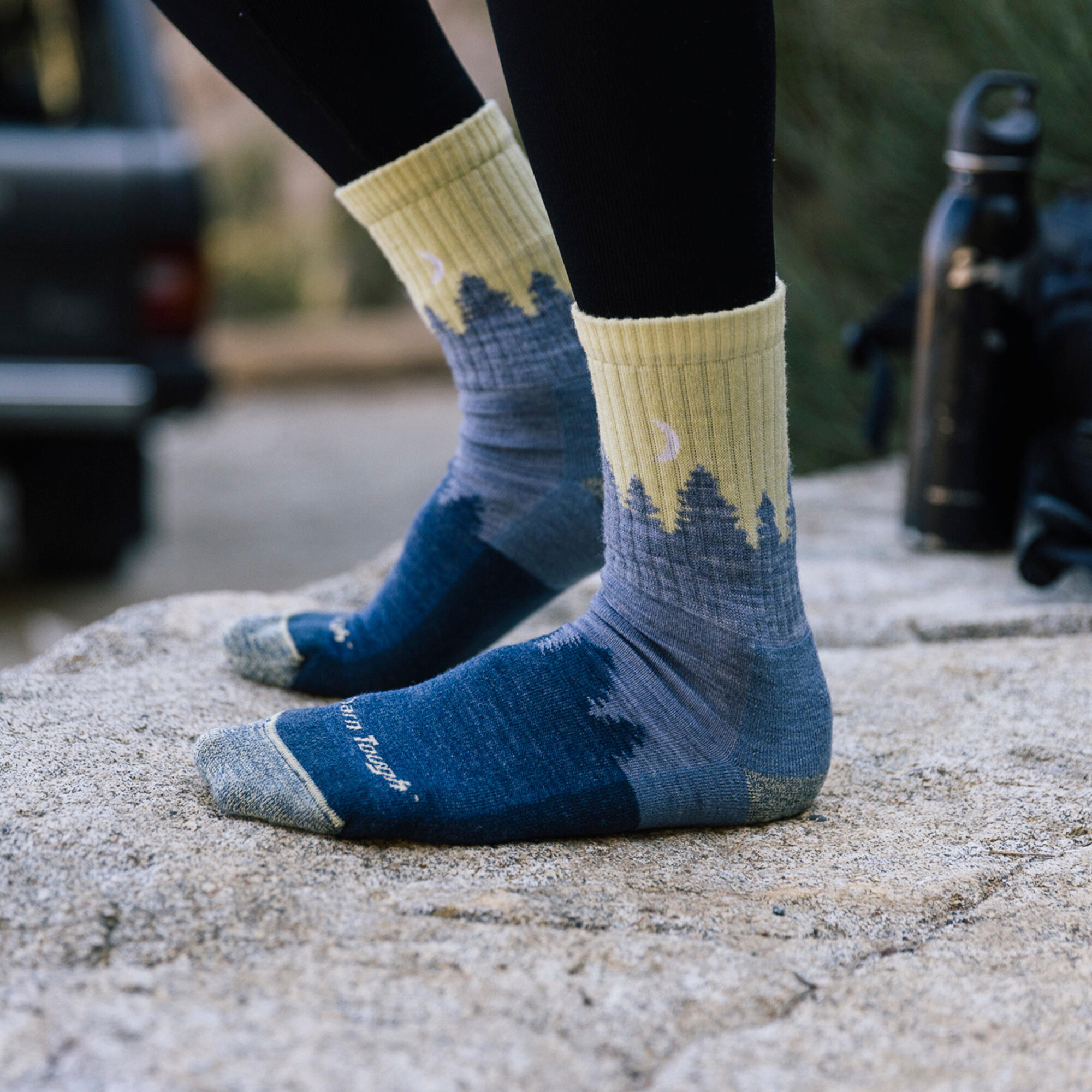 Darn Tough Chaussettes Femme Micro Crew Mi-Épaisses Randonnée Laine Mérinos 3/5