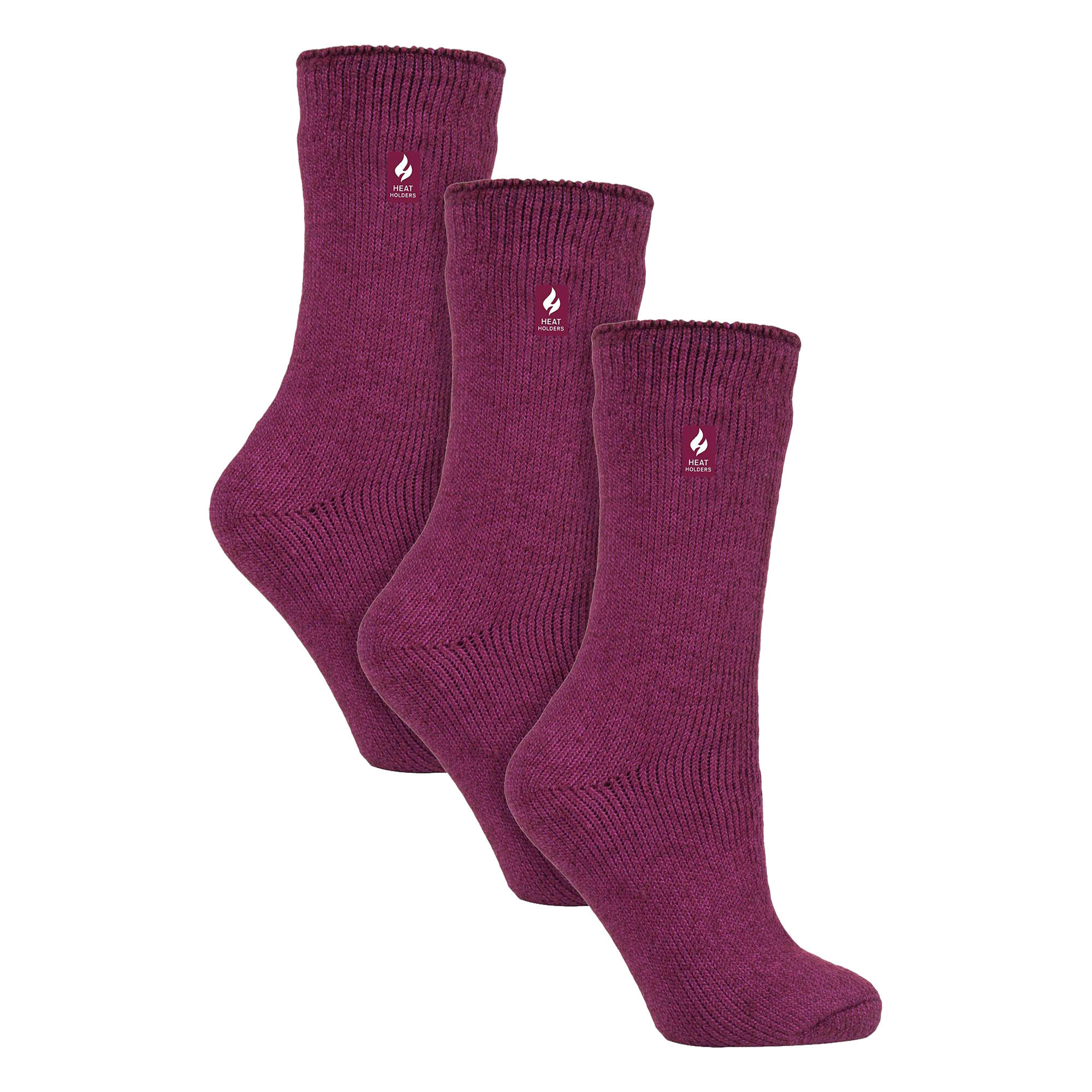 HEAT HOLDERS 3 Pairs Ladies Original Thick Winter Thermal Socks