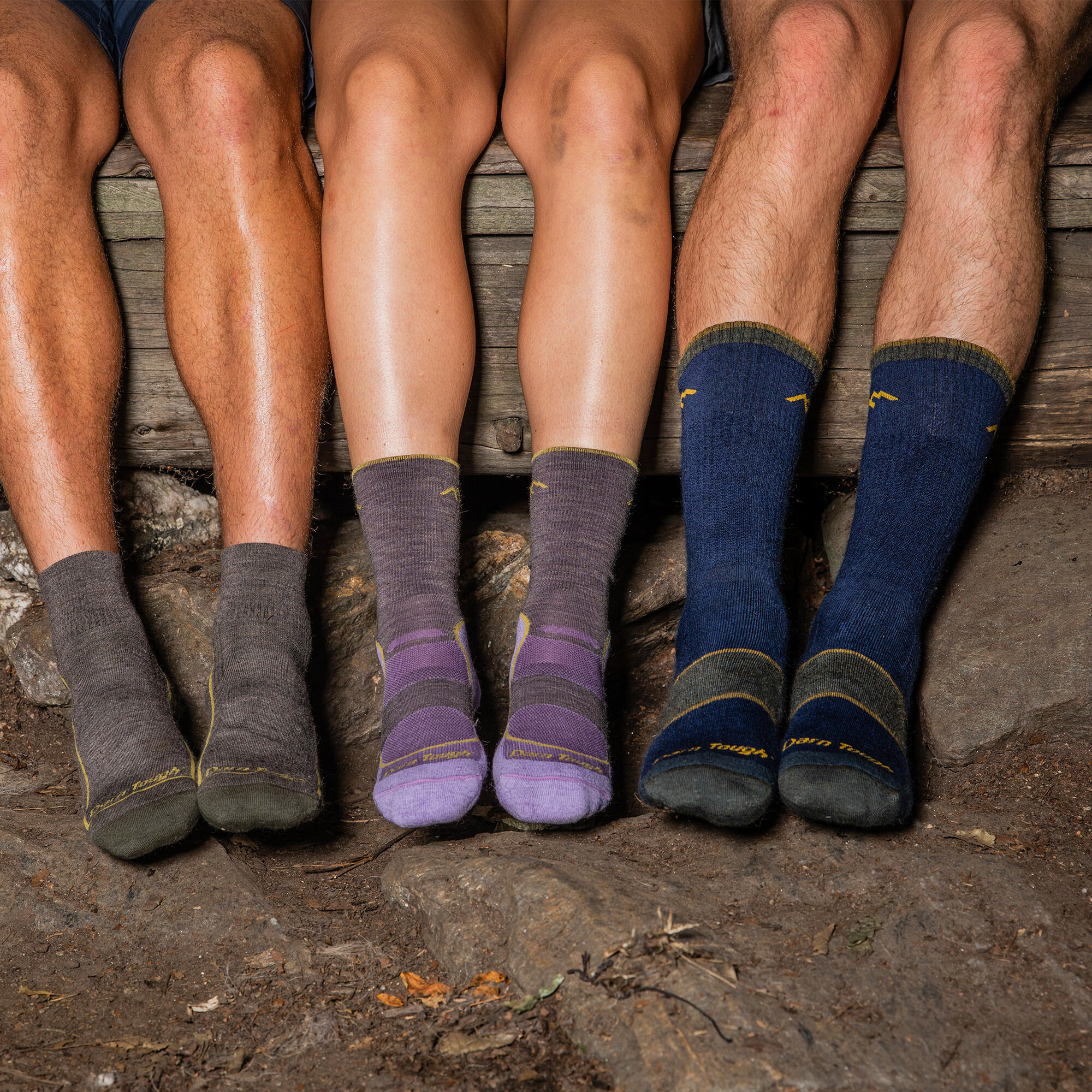 Darn Tough Chaussettes Homme Quart Mi-Épaisses Randonnée Mérinos Sans Couture 3/5