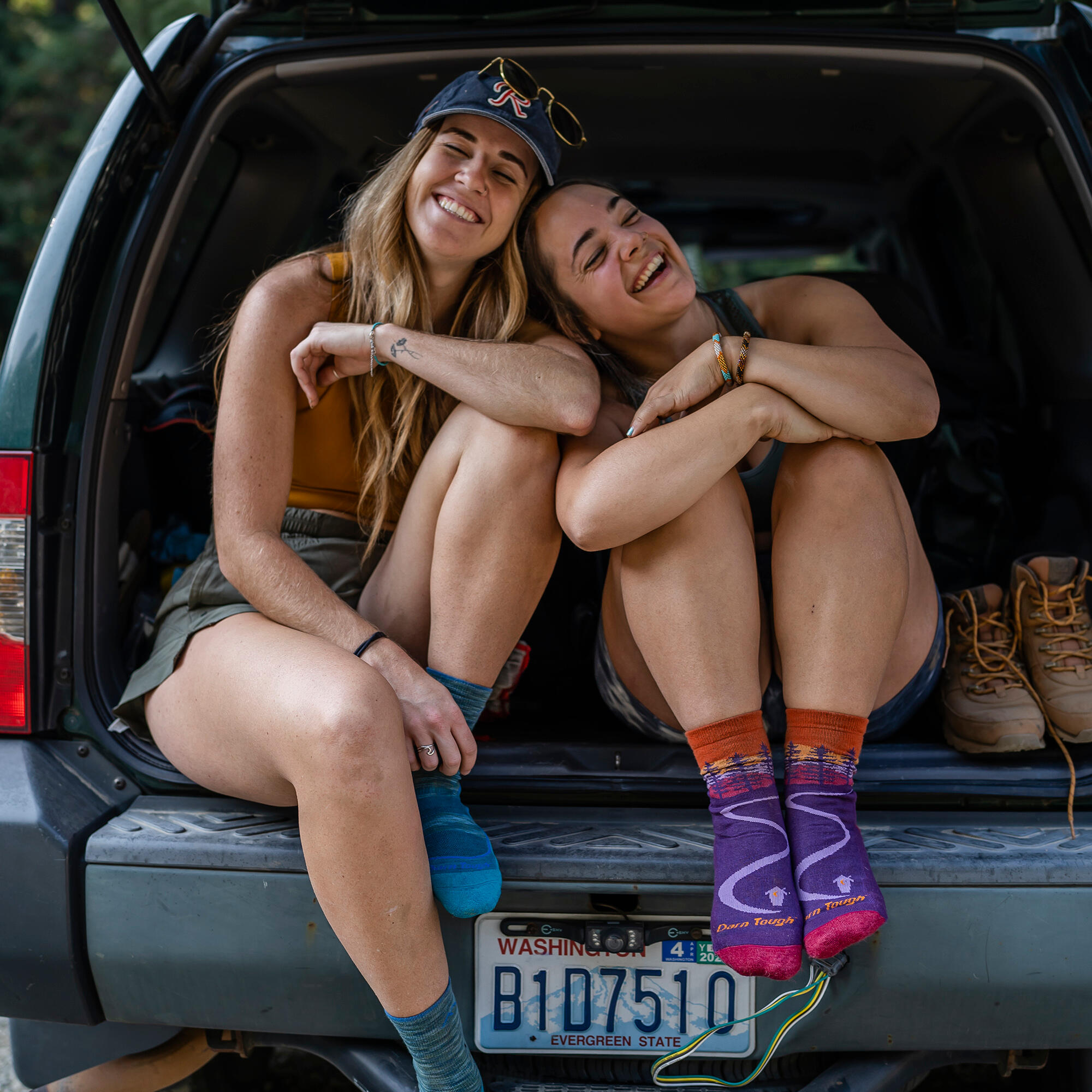 Darn Tough Chaussettes Femme Northwoods Micro Crew Motif Randonnée Coussinées 5/5