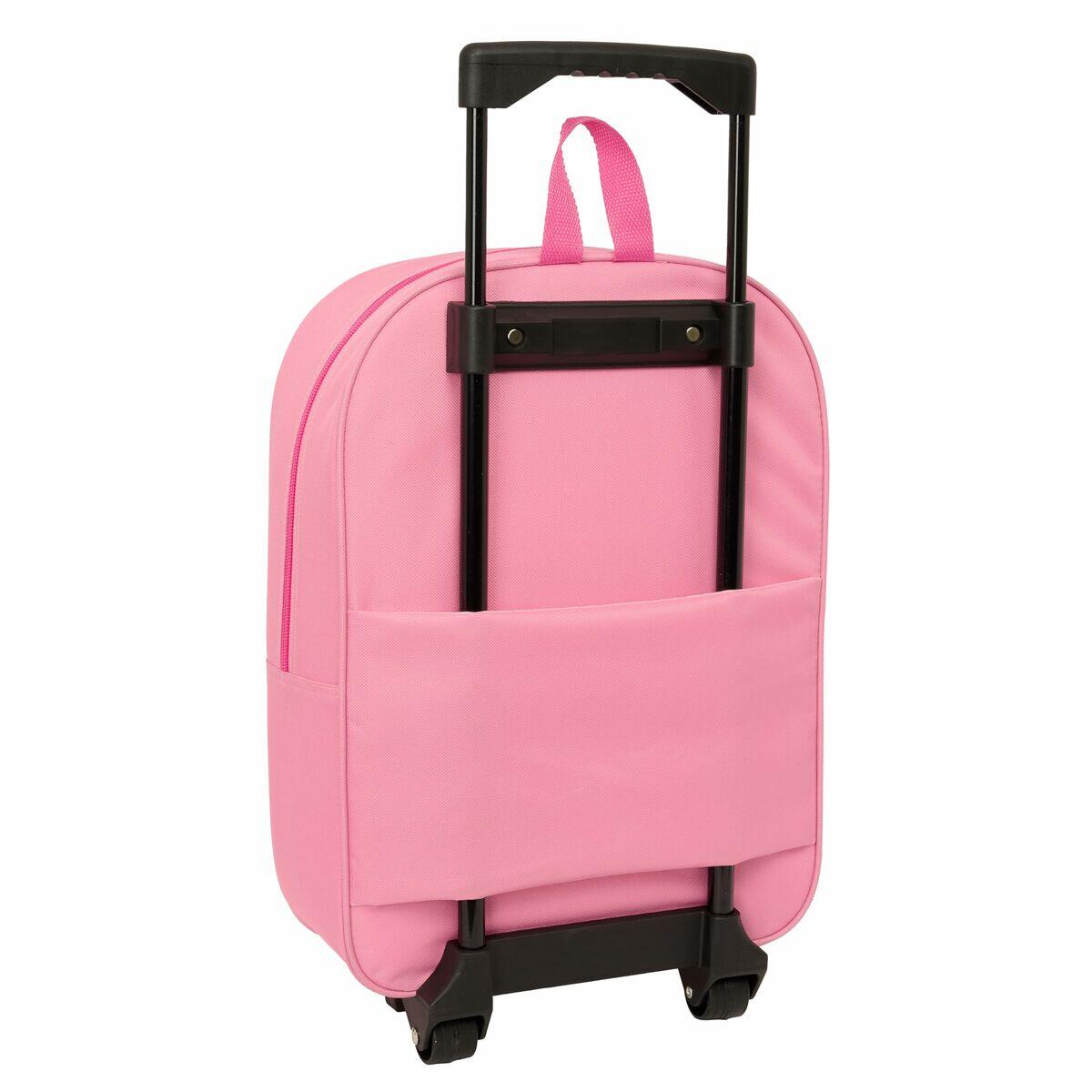 Cartable à roulettes BARBIE Rose 3/5
