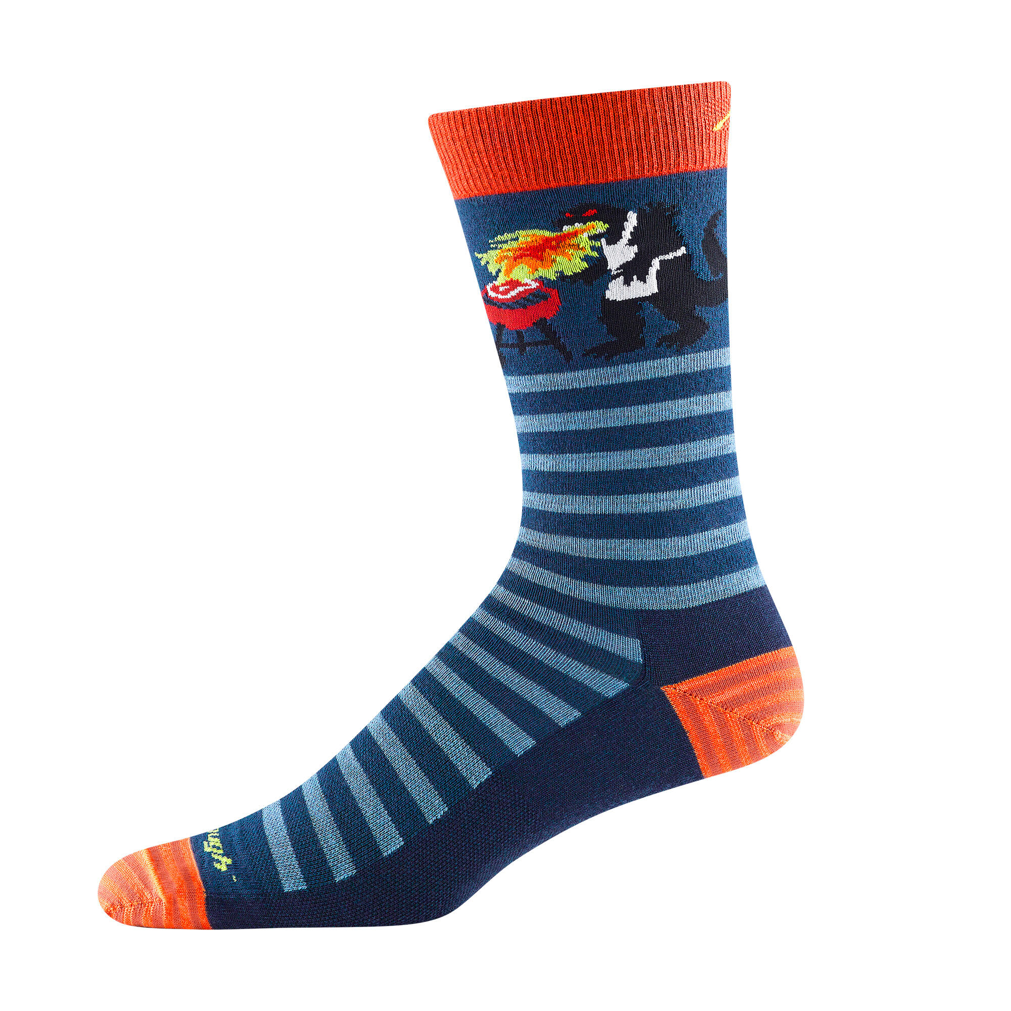 Darn Tough Chaussettes Homme Mi-Mollet Légères Motif Animaux Mérinos 2/5