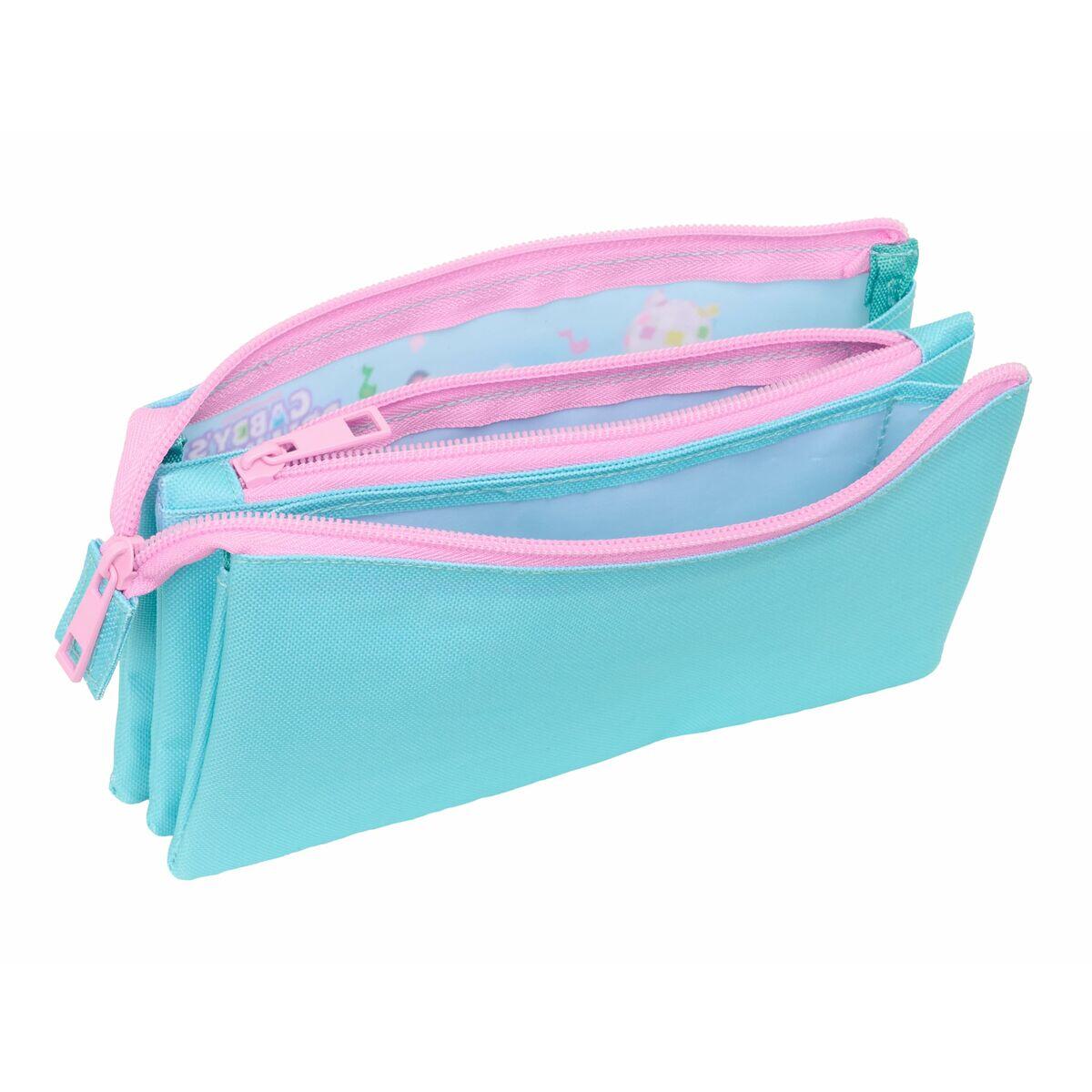 Trousse Fourre-Tout Triple GABBY\'S DOLLHOUSE Bleu 4/5
