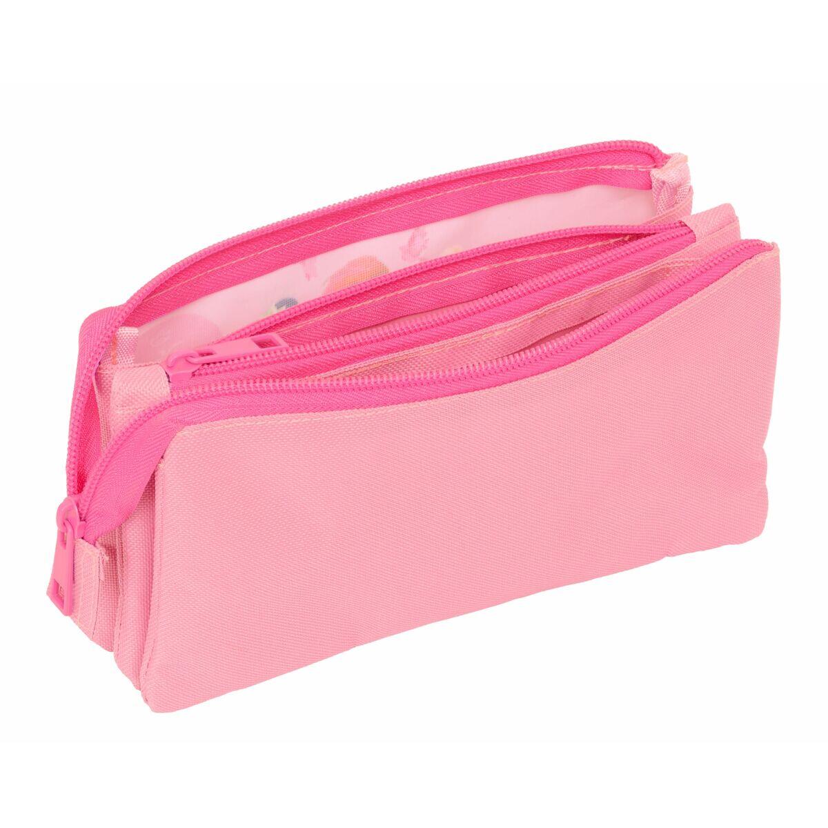 Portatodo Triple DISNEY PRINCESS Rosa 4/5