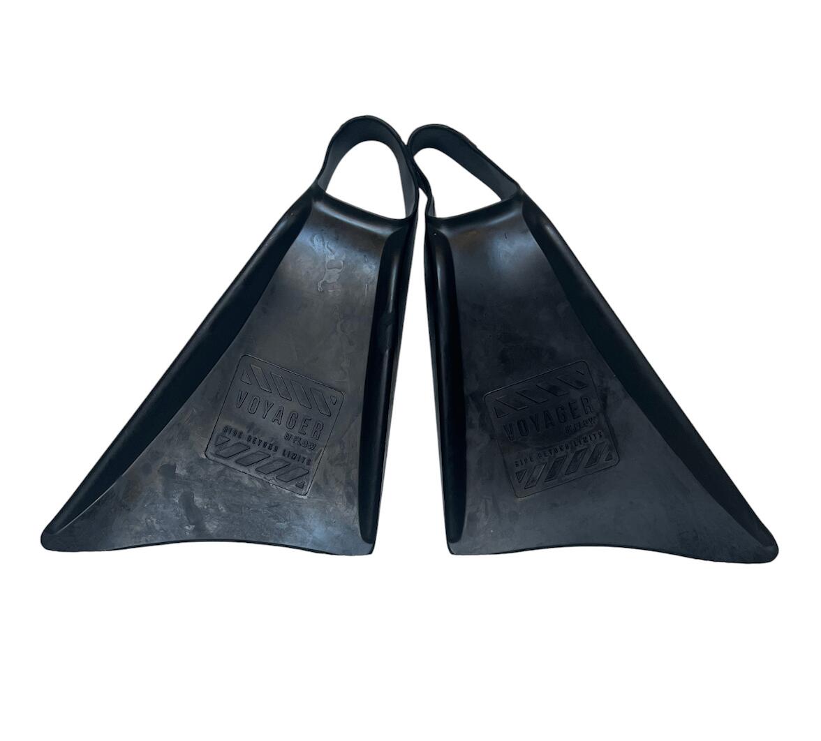FLOW BODYBOARD STORE Pés de Pato Voyager, modelo clássico preto L