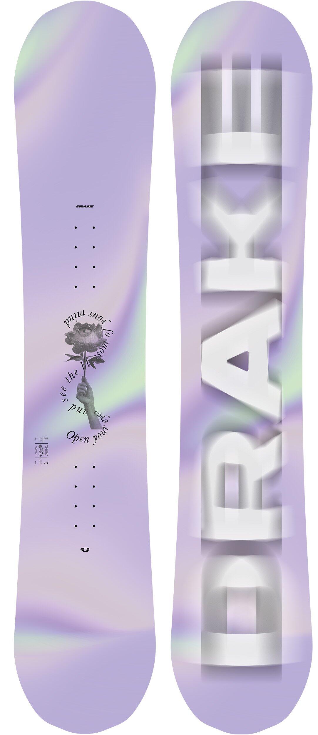 Deska snowboardowa DRAKE Charm, 142 cm 1/3