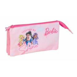 Trousse Fourre-Tout Triple BARBIE Rose