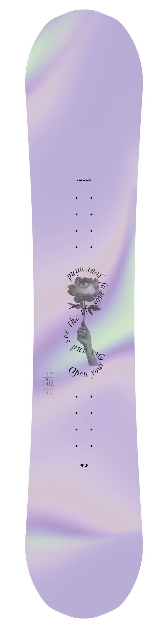 Deska snowboardowa DRAKE Charm, 142 cm 2/3