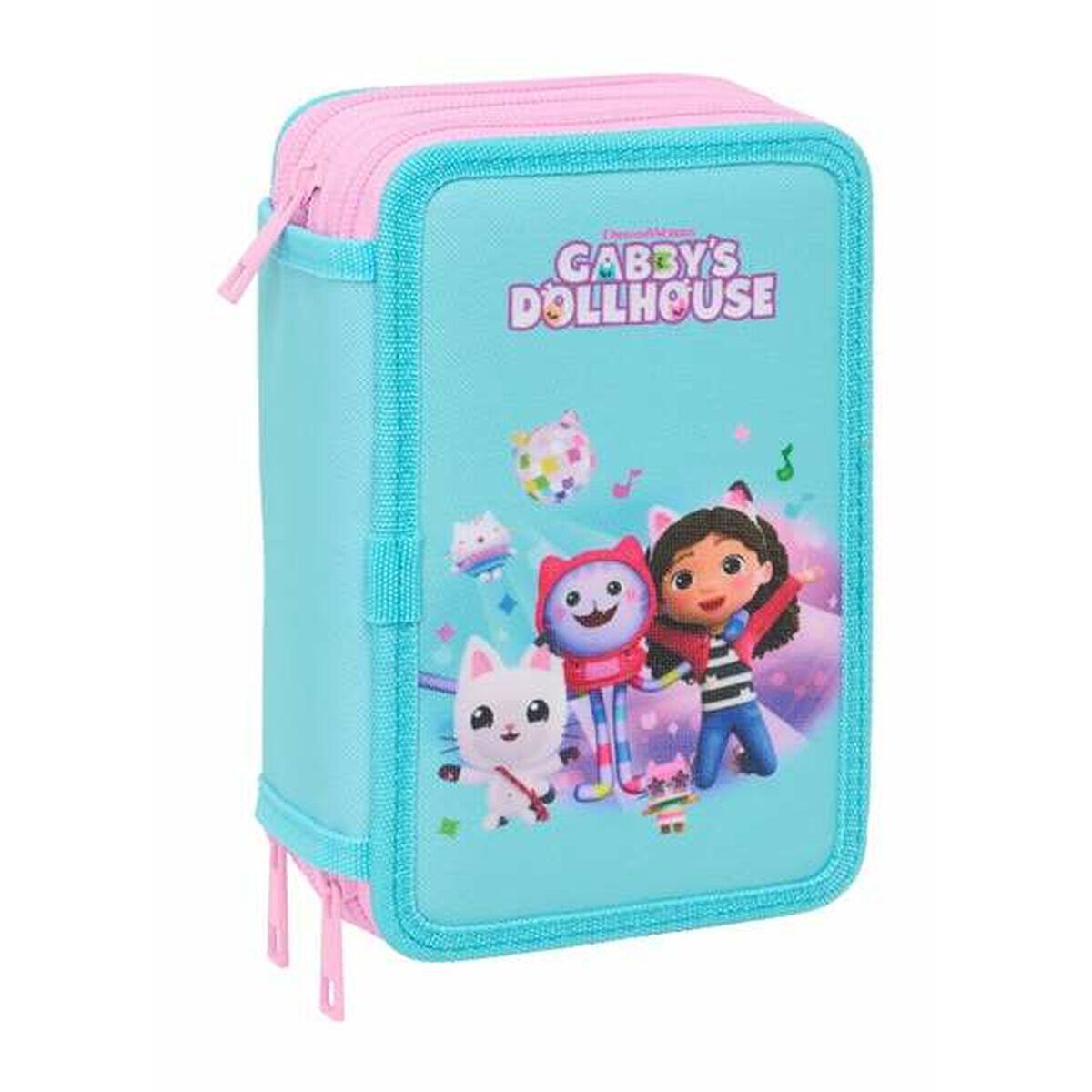 Pochette à crayons triple GABBY\'S DOLLHOUSE Bleu 1/5