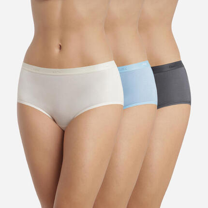Lot de 3 Boxers Femme Les Pockets Coton