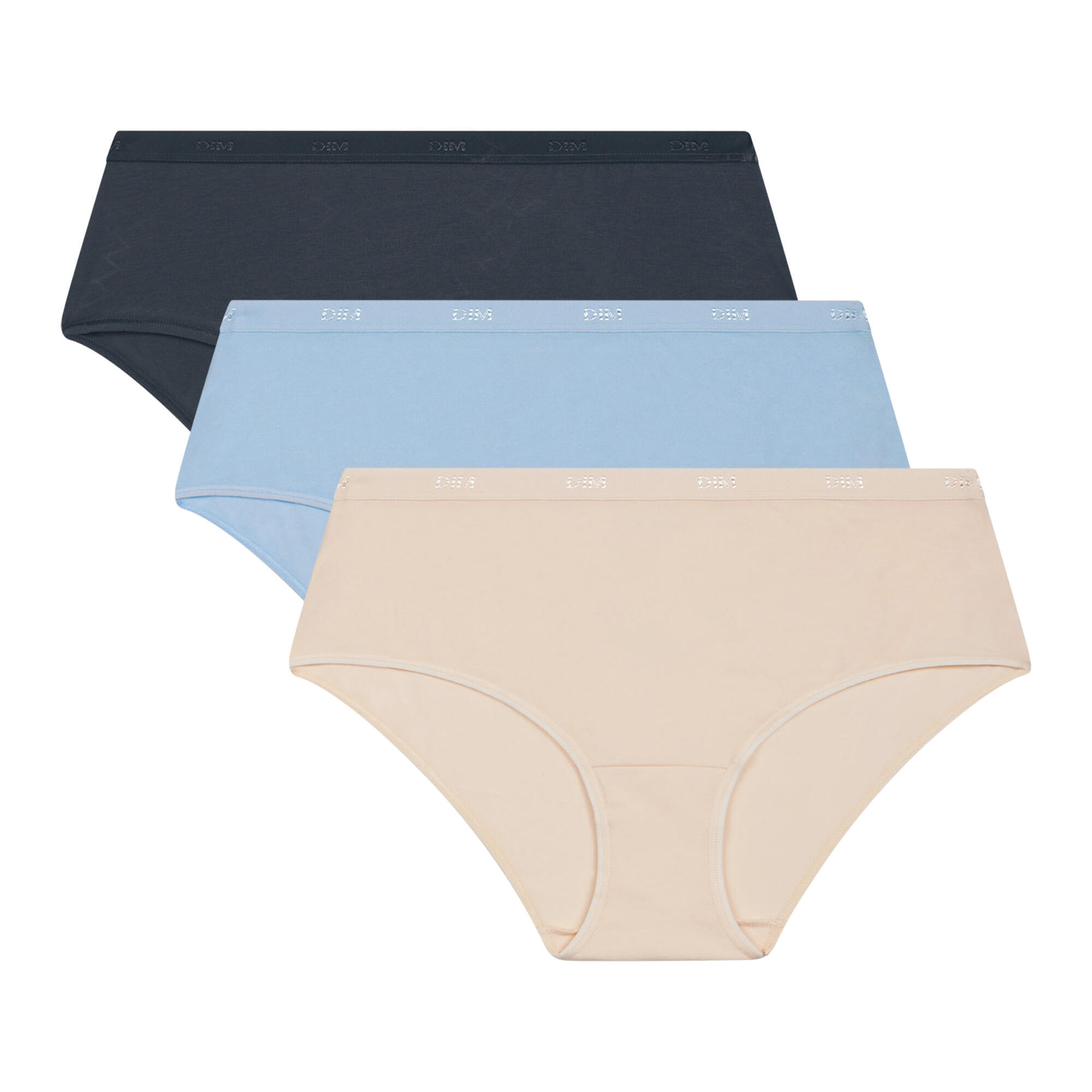 Lot de 3 Boxers Femme Les Pockets Coton 4/4