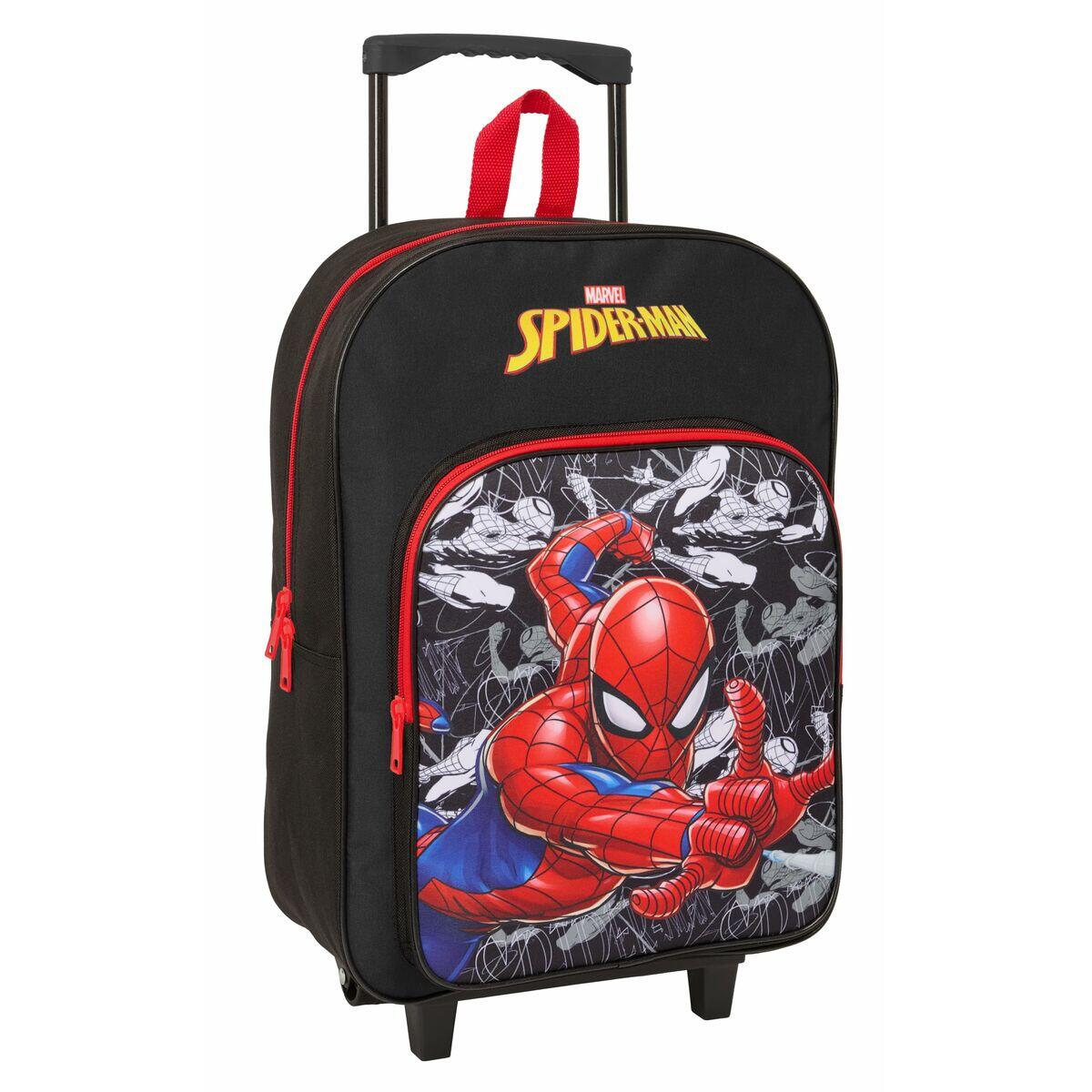 Cartable à roulettes SPIDERMAN Rouge 3/4