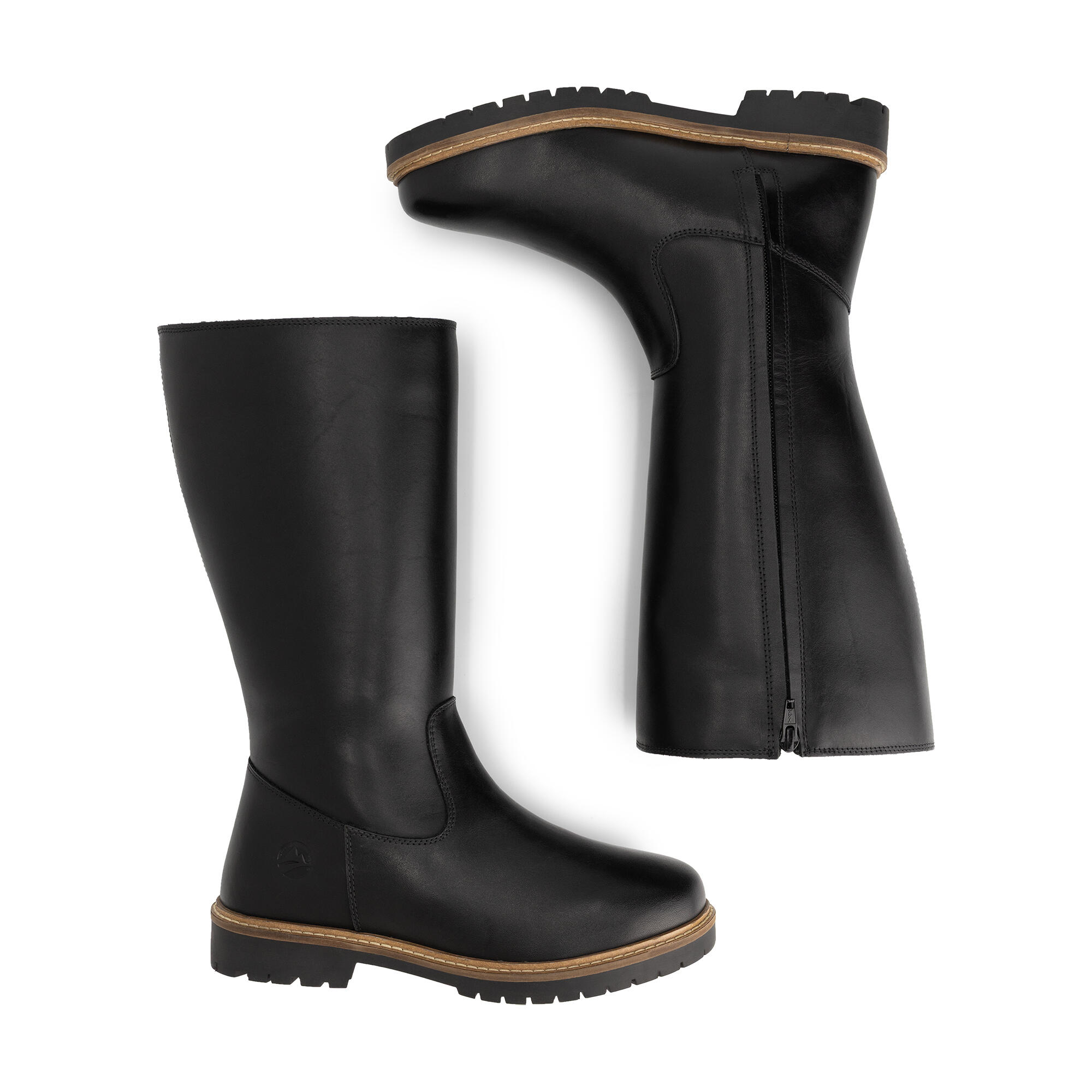 Jondal Femme - Bottes - Doublées de laine - Noir 4/6