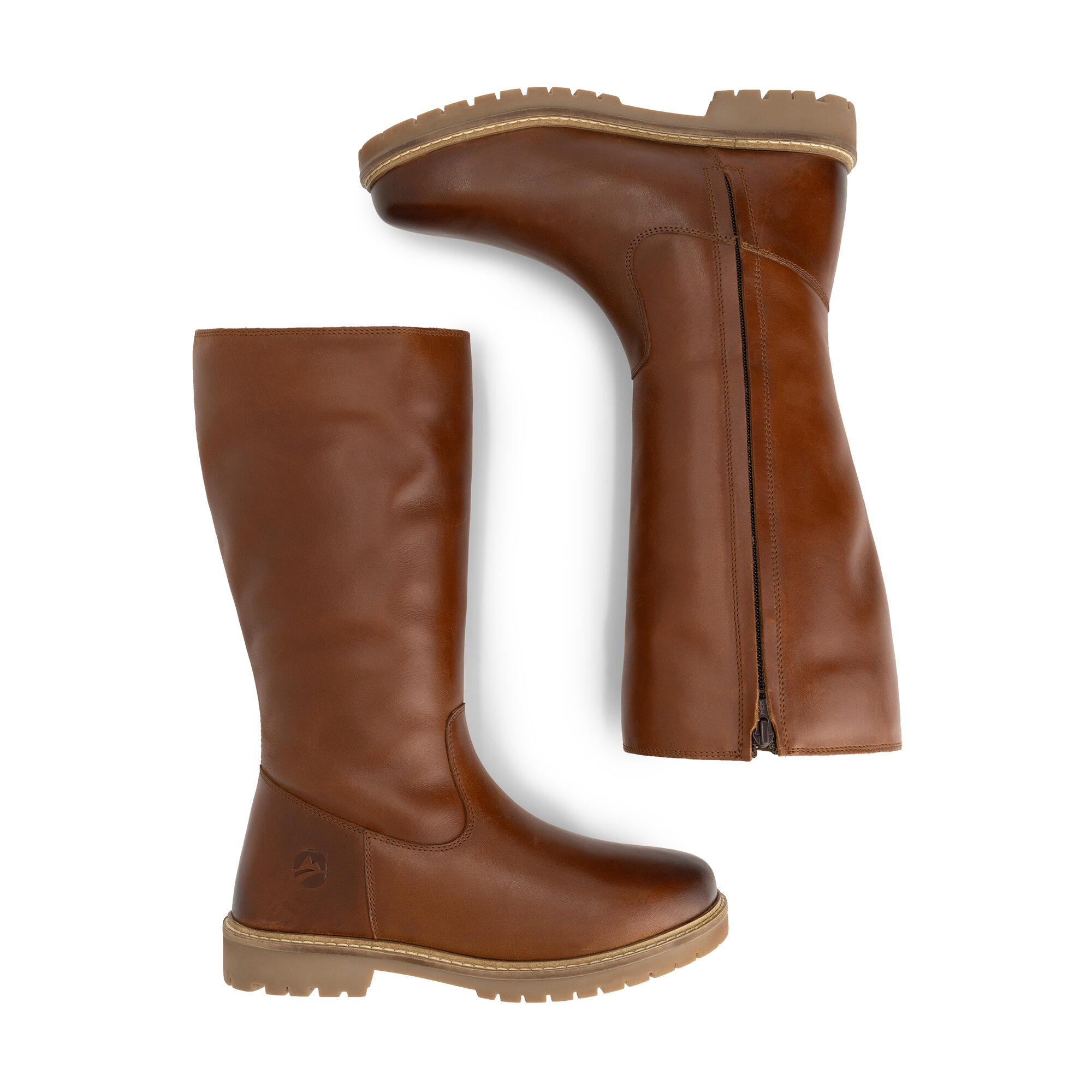 Jondal Damen – Stiefeletten – mit Wolle gefüttert – Cognac 4/6