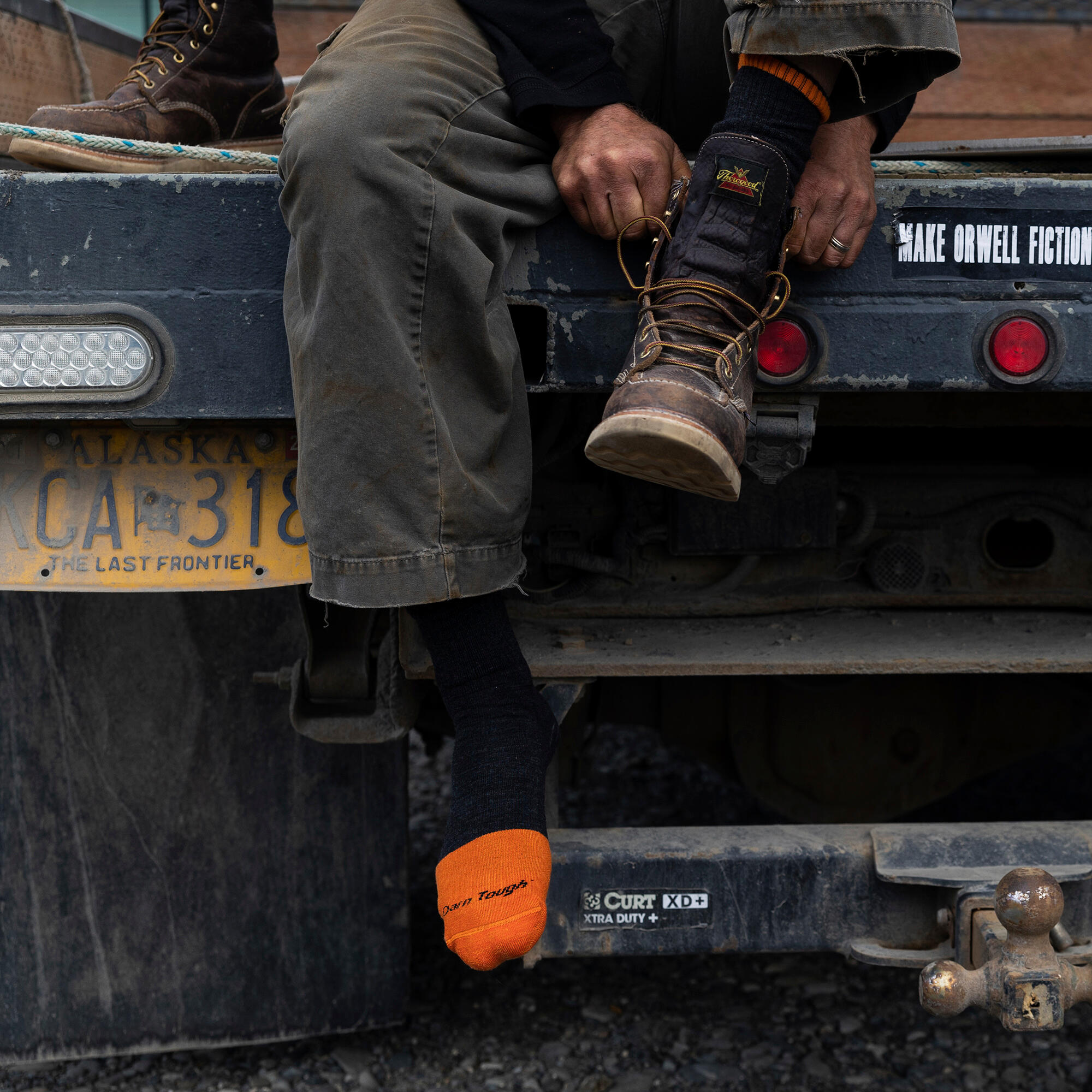 Darn Tough Chaussettes Homme Bottes Travail Mérinos Coussinées Résistantes 3/5