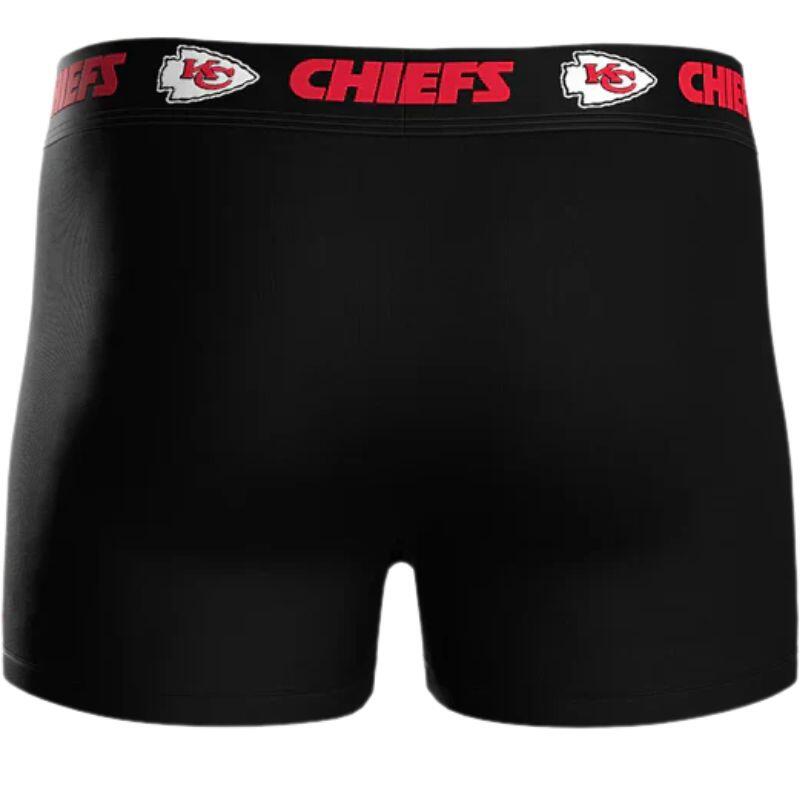 NFL San Francisco 49ers 3-Pack 95% Cotton Boxers |  Black/Grey/Red Size L 2/7