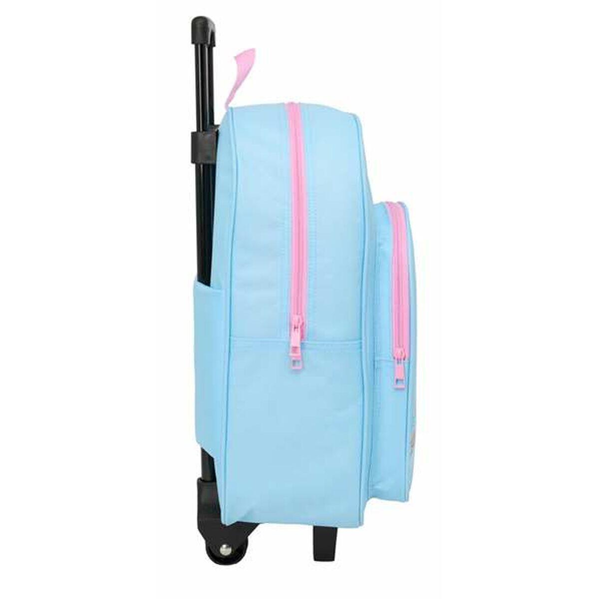 Schoolrugzak met Wielen DISNEY FROZEN Blauw 3/5