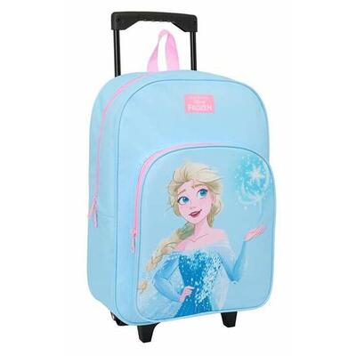 Mochila Escolar con Ruedas DISNEY FROZEN Azul