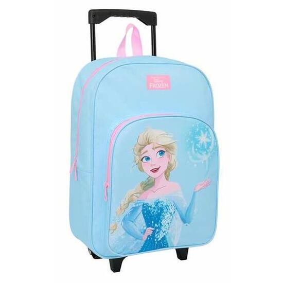 Mochila Escolar con Ruedas DISNEY FROZEN Azul