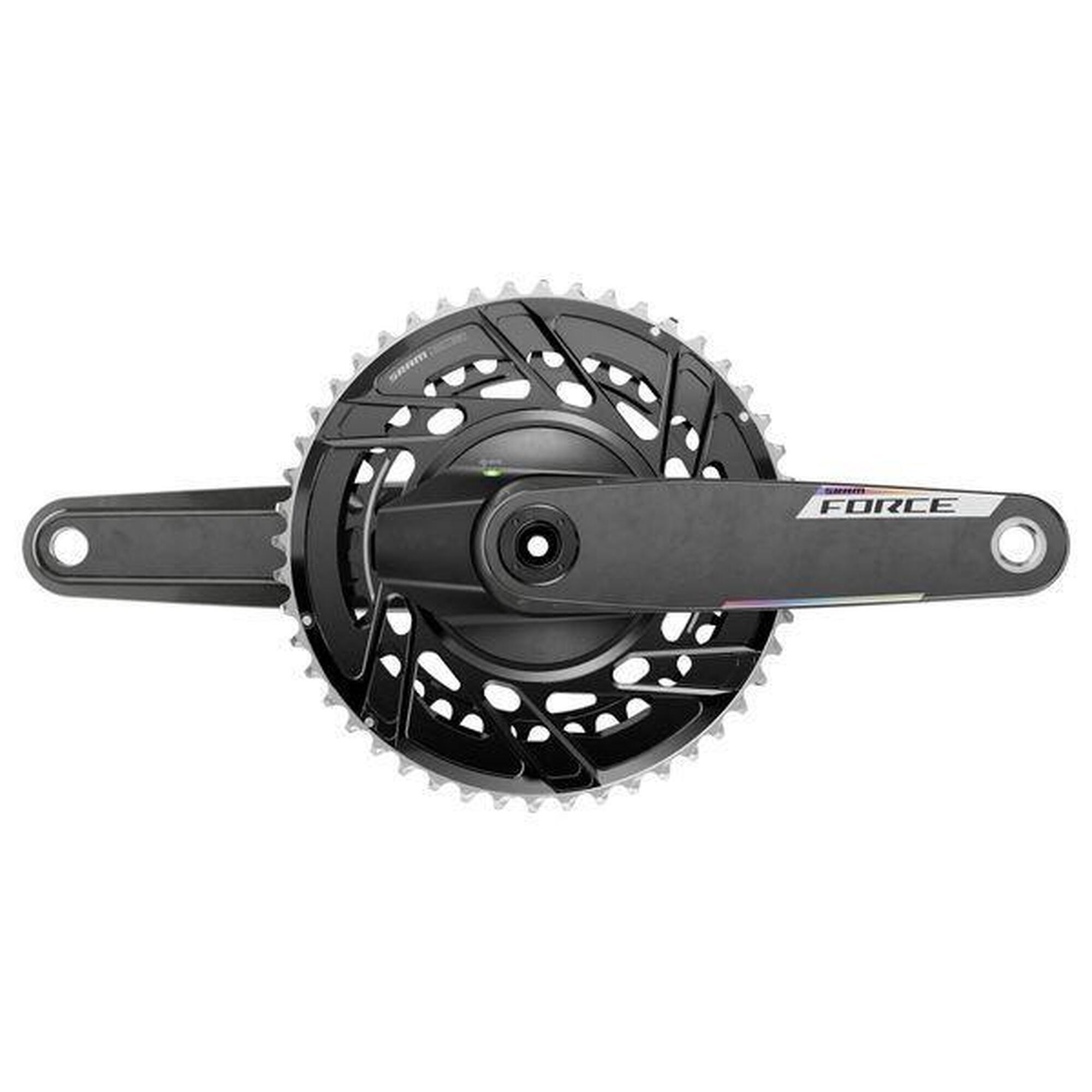 Sram - Pédalier Capteur De Puissance Sram Force E1 Dub 50-37 Dents 2x12v Noir (sans Boi - Pédalier - Noir - 172,5 Mm - Decathlon