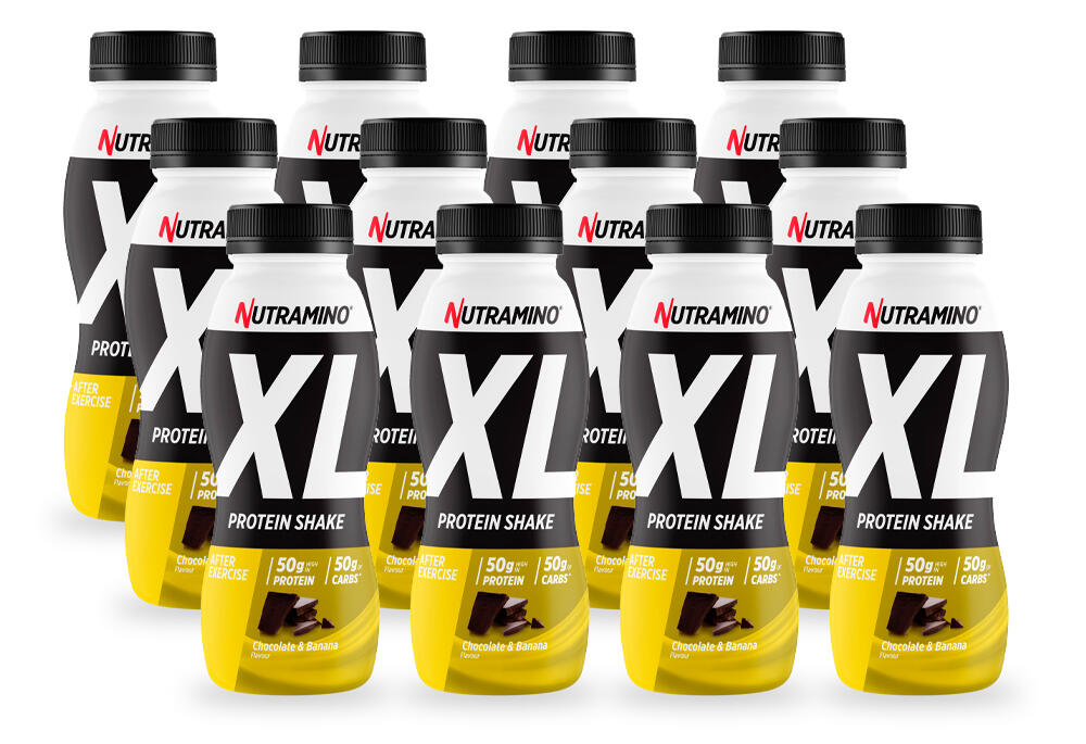 NUTRAMINO Nutramino XL Protein Shake 50g Protein, Gluten-Free, Low-Fat
