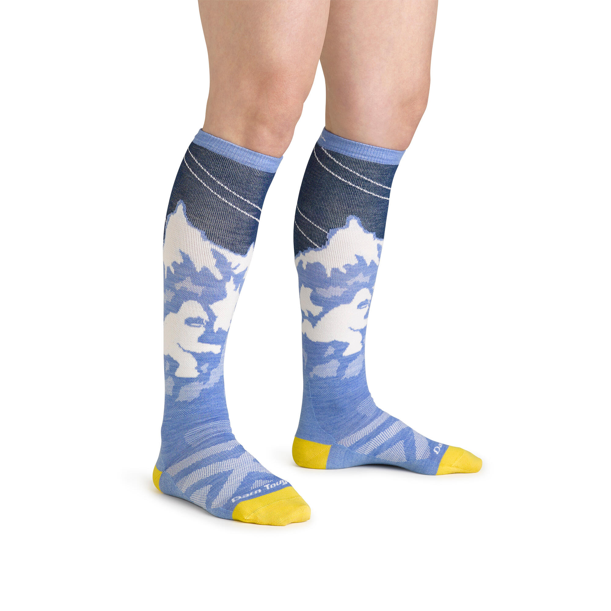 Darn Tough Chaussettes Femme Mi-Mollet Motif Légères Ski Snowboard Laine 2/5