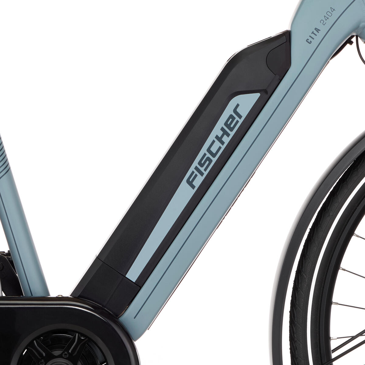 FISCHER City E-Bike CITA 2404 ACTIVE - graublau, 28 Zoll, RH 43 cm, 688 Wh 5/7