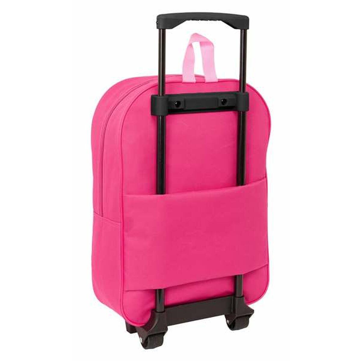 Cartable à roulettes DISNEY Rose 2/4