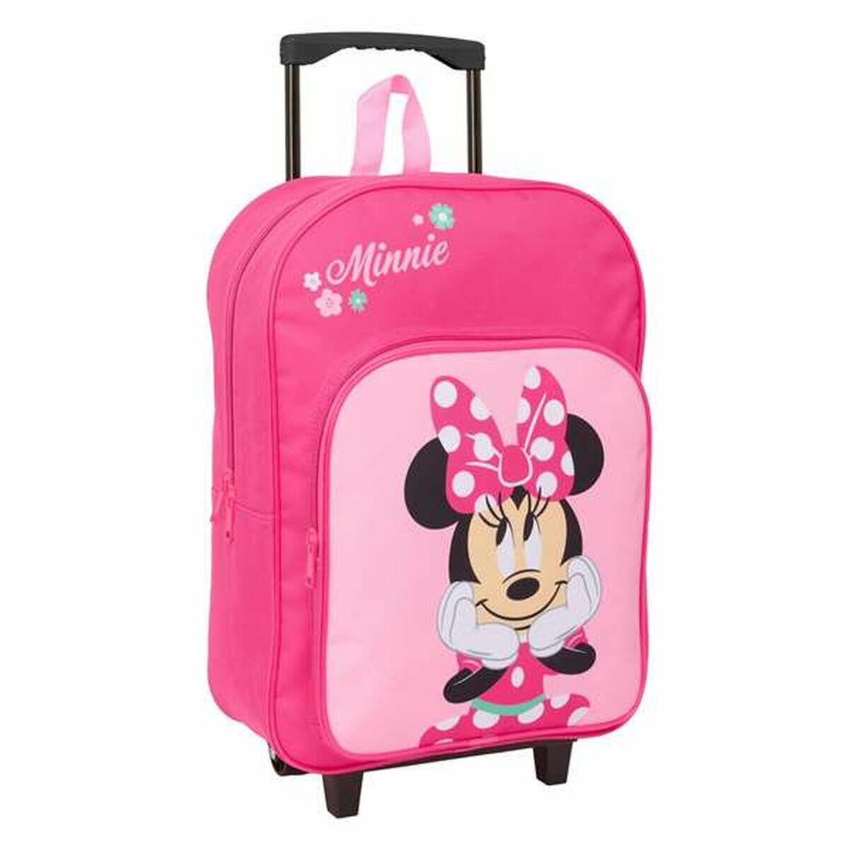 Cartable à roulettes DISNEY Rose 1/4