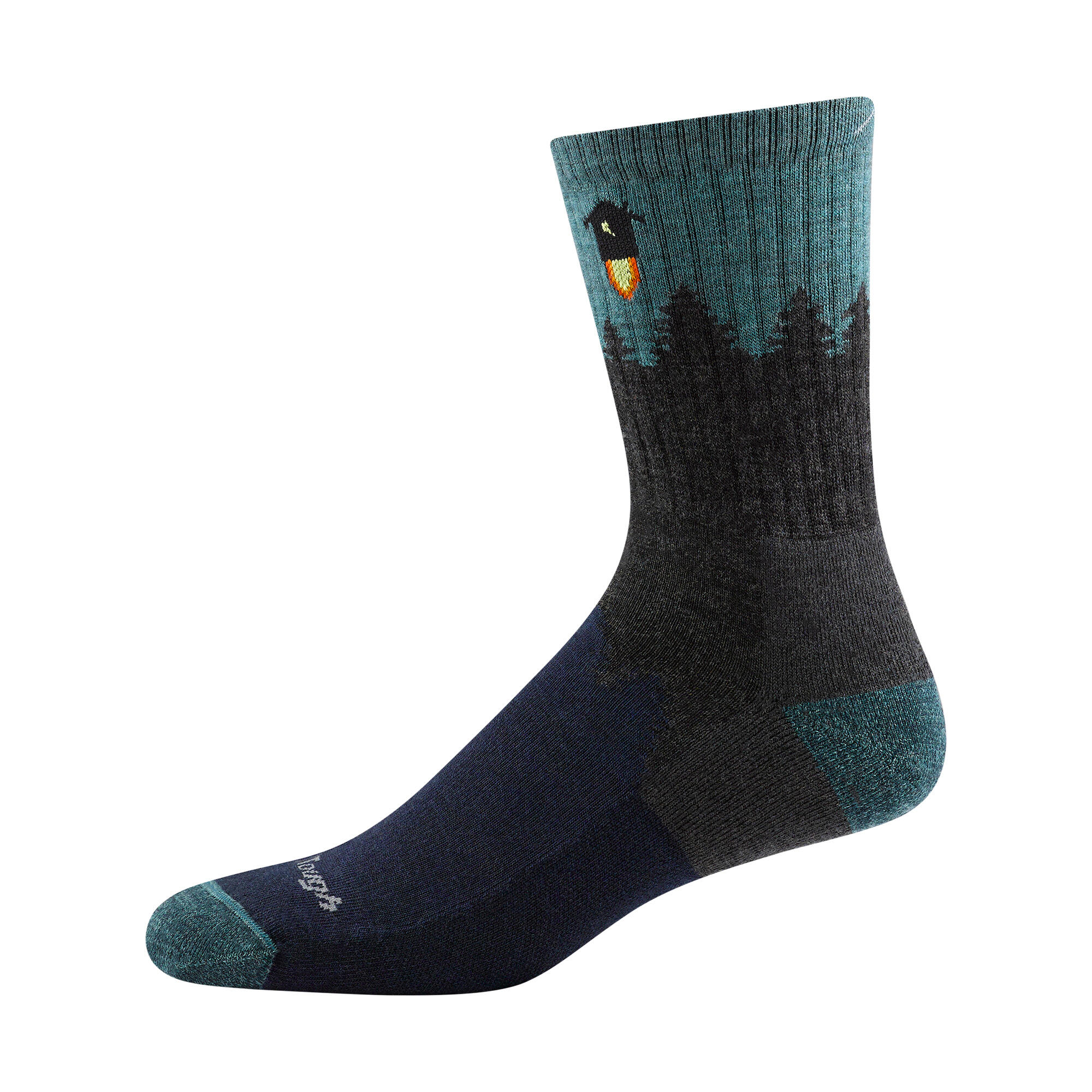 Darn Tough Chaussettes Homme Mi-Mollet Randonnée Mérinos Sans Couture 2/5
