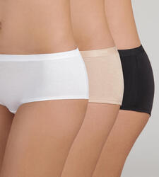 Lot de 3 Boxers Femme Les Pockets Coton