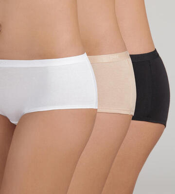 Set di 3 Boxer donna DIM Coton Stretch Pockets Eco